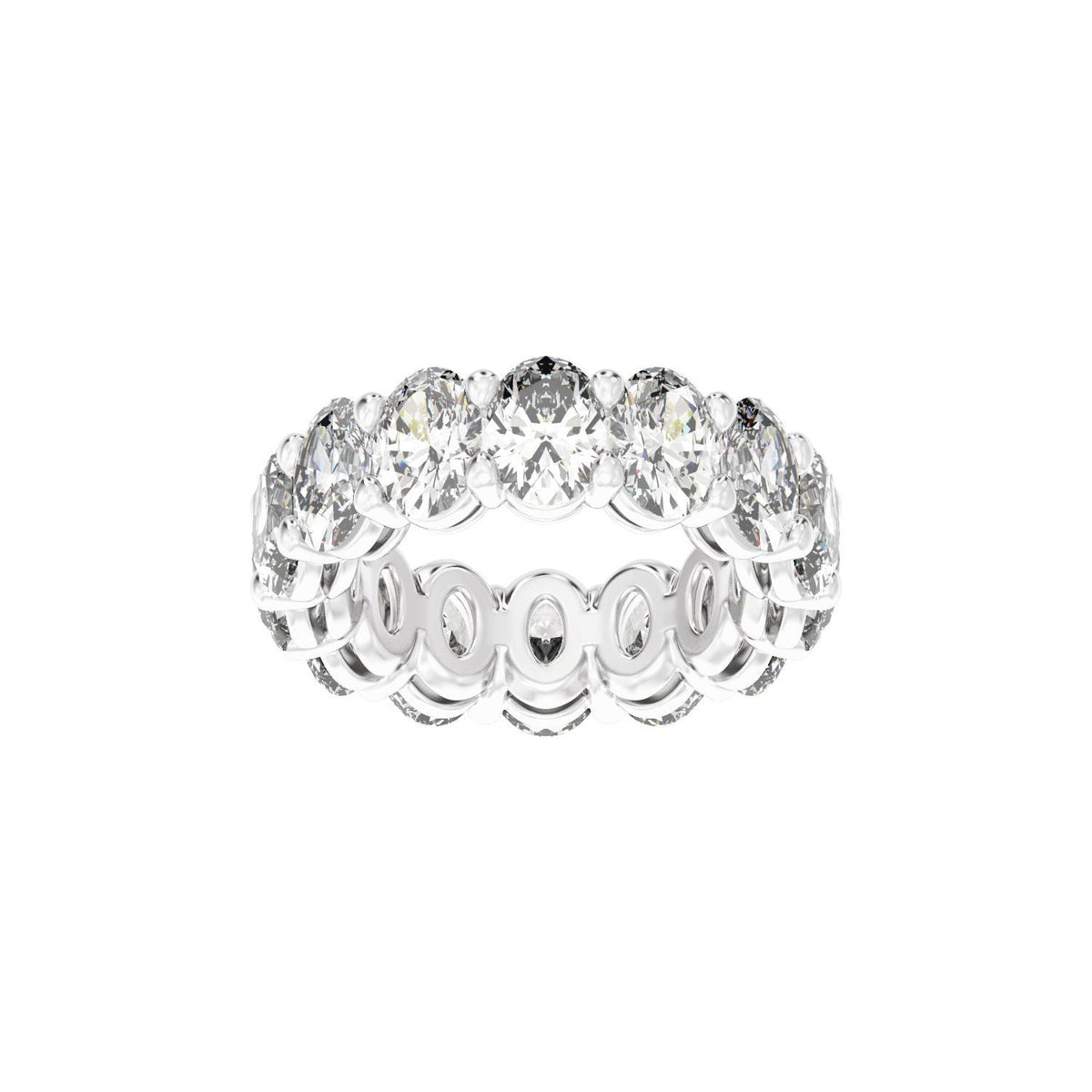 9 3/8 CTW Natural Diamond Low Profile Eternity Band