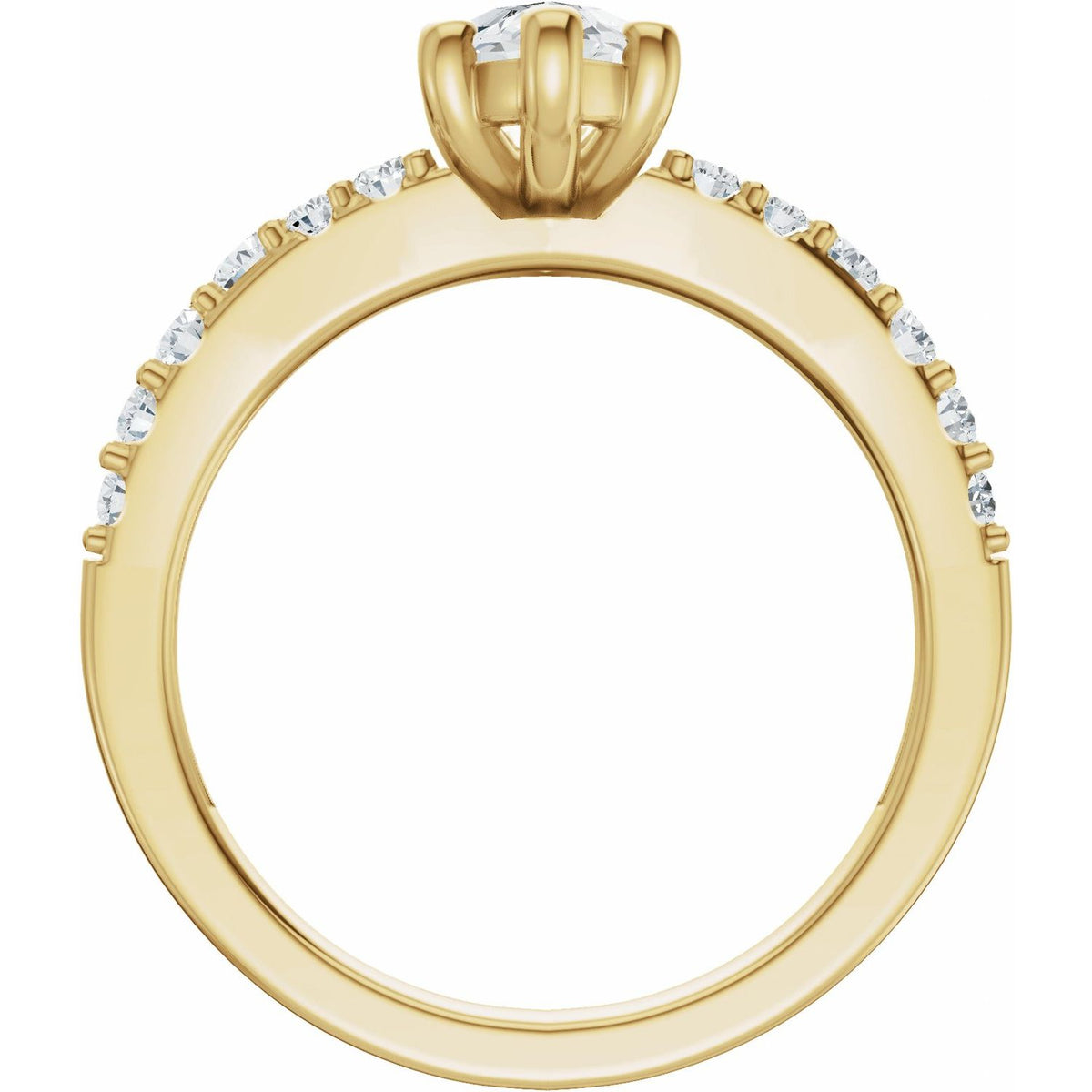1/4 CTW Lab-Grown Diamond Band, 4 mm