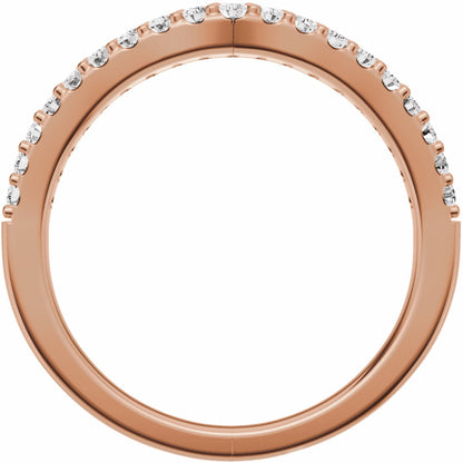 1/4 CTW Lab-Grown Diamond Band, 4 mm