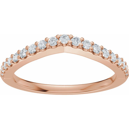 1/4 CTW Lab-Grown Diamond Band, 4 mm