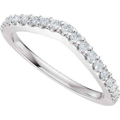 1/4 CTW Lab-Grown Diamond Band, 4 mm