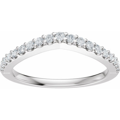 1/4 CTW Lab-Grown Diamond Band, 4 mm