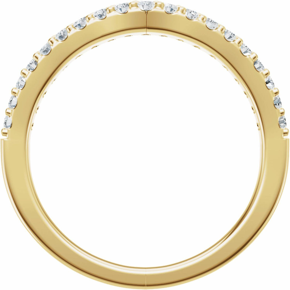 1/4 CTW Lab-Grown Diamond Band, 4 mm
