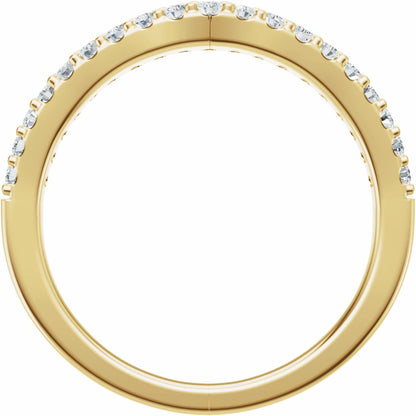 1/4 CTW Lab-Grown Diamond Band, 4 mm