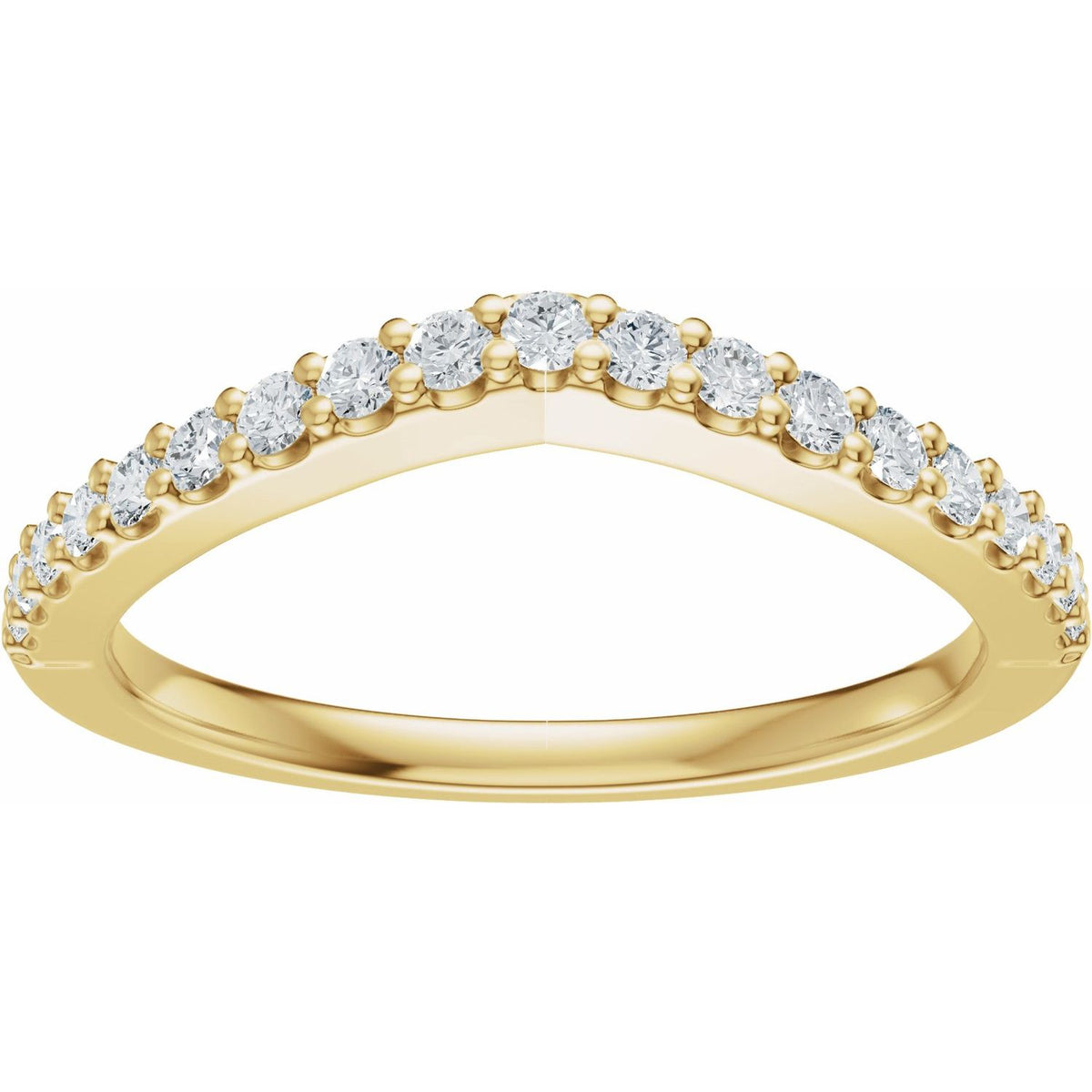 1/4 CTW Lab-Grown Diamond Band, 4 mm