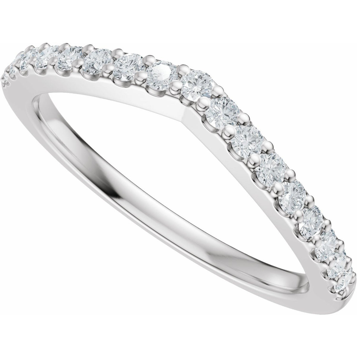 1/4 CTW Lab-Grown Diamond Band, 4 mm