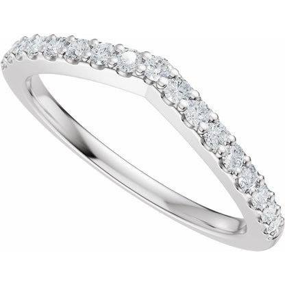 1/4 CTW Lab-Grown Diamond Band, 4 mm