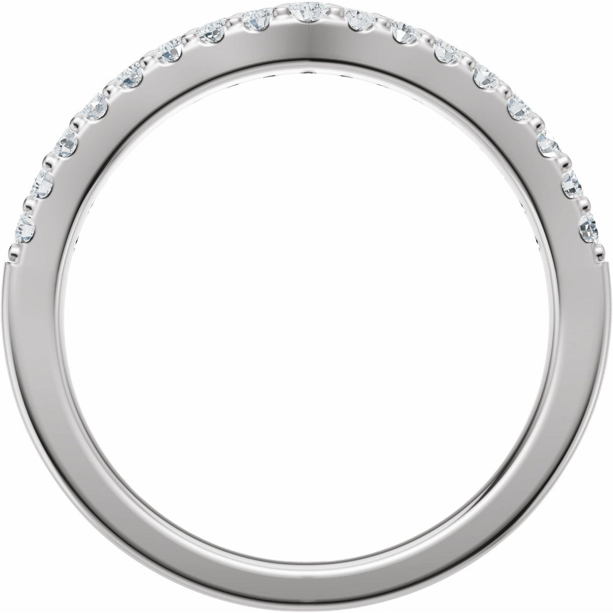 1/4 CTW Lab-Grown Diamond Band, 4 mm