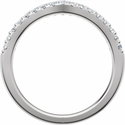 1/4 CTW Lab-Grown Diamond Band, 4 mm