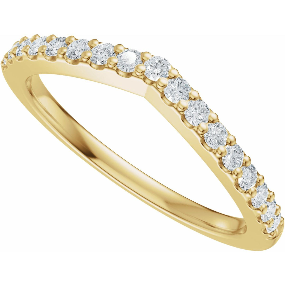 1/4 CTW Lab-Grown Diamond Band, 4 mm
