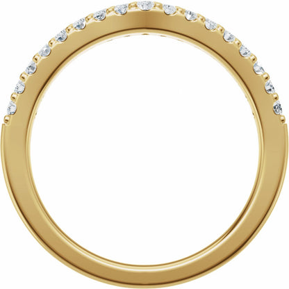 1/4 CTW Lab-Grown Diamond Band, 4 mm