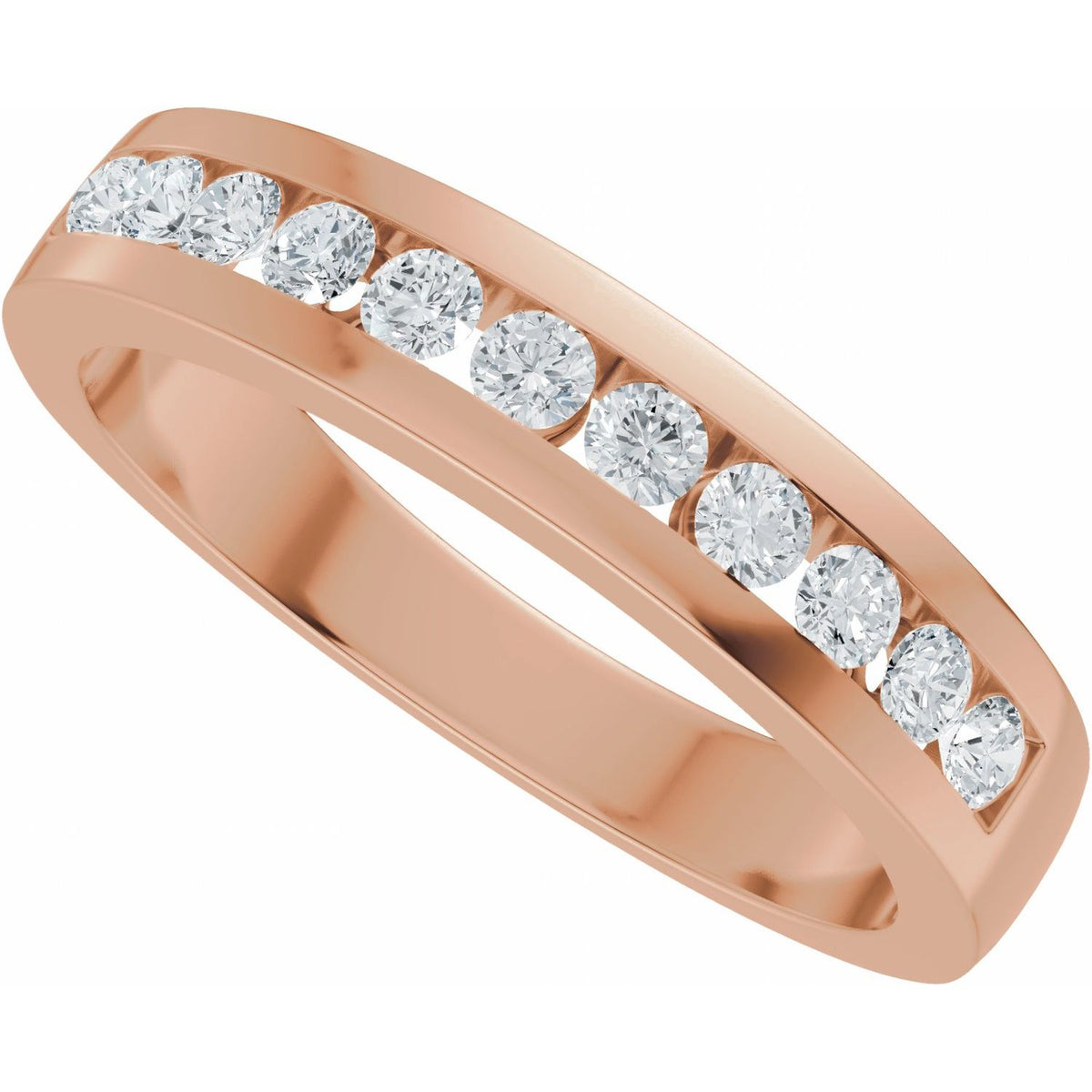 1/3 CTW Natural Diamond Band, 3.8 mm
