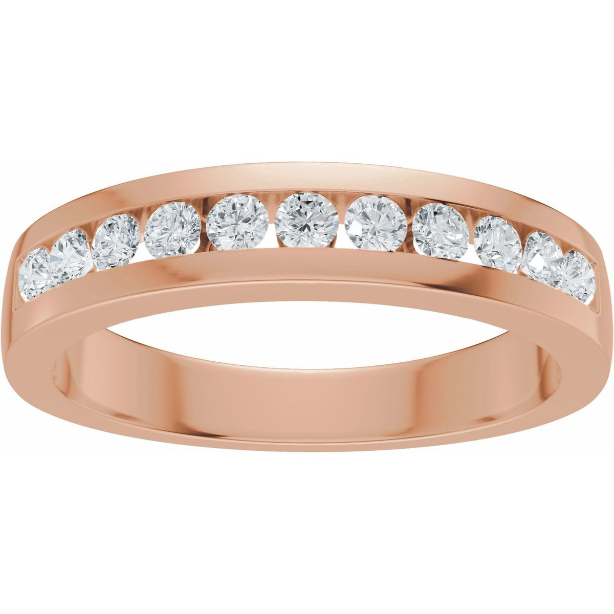 1/3 CTW Natural Diamond Band, 3.8 mm