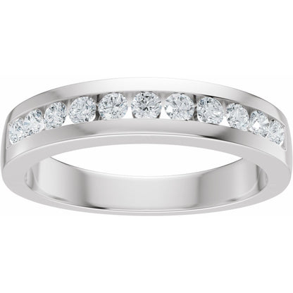 1/3 CTW Lab-Grown Diamond Band, 3.8 mm