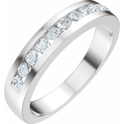 1/3 CTW Natural Diamond Band, 3.8 mm