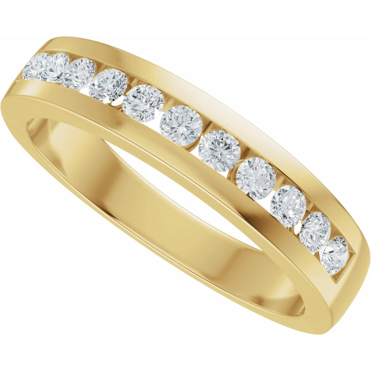 1/3 CTW Natural Diamond Band, 3.8 mm
