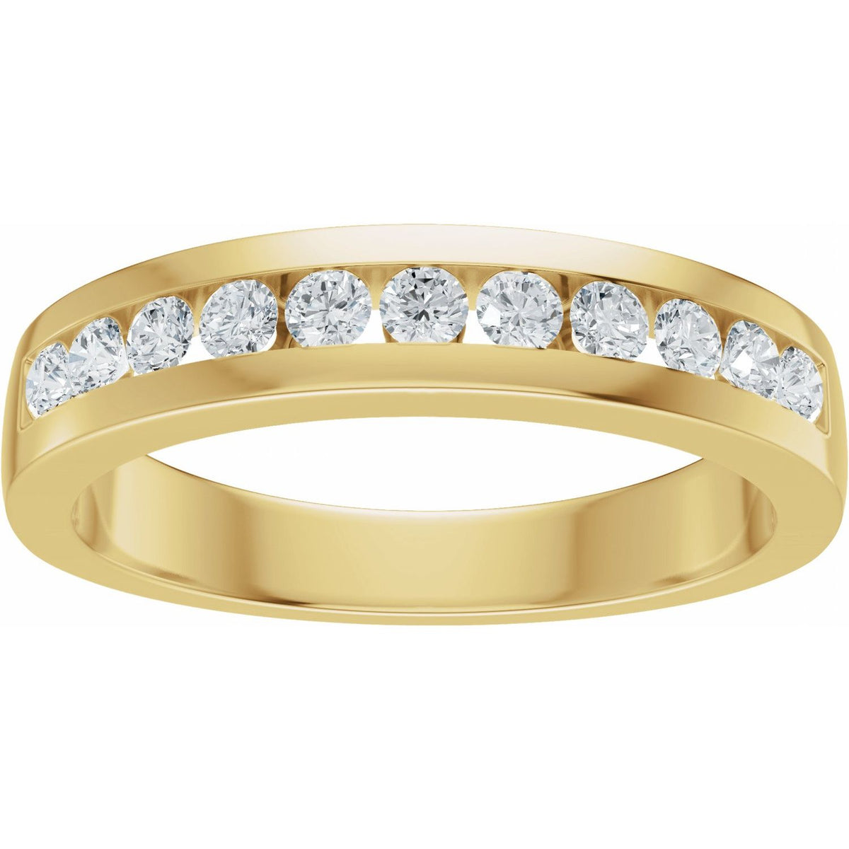 1/3 CTW Natural Diamond Band, 3.8 mm