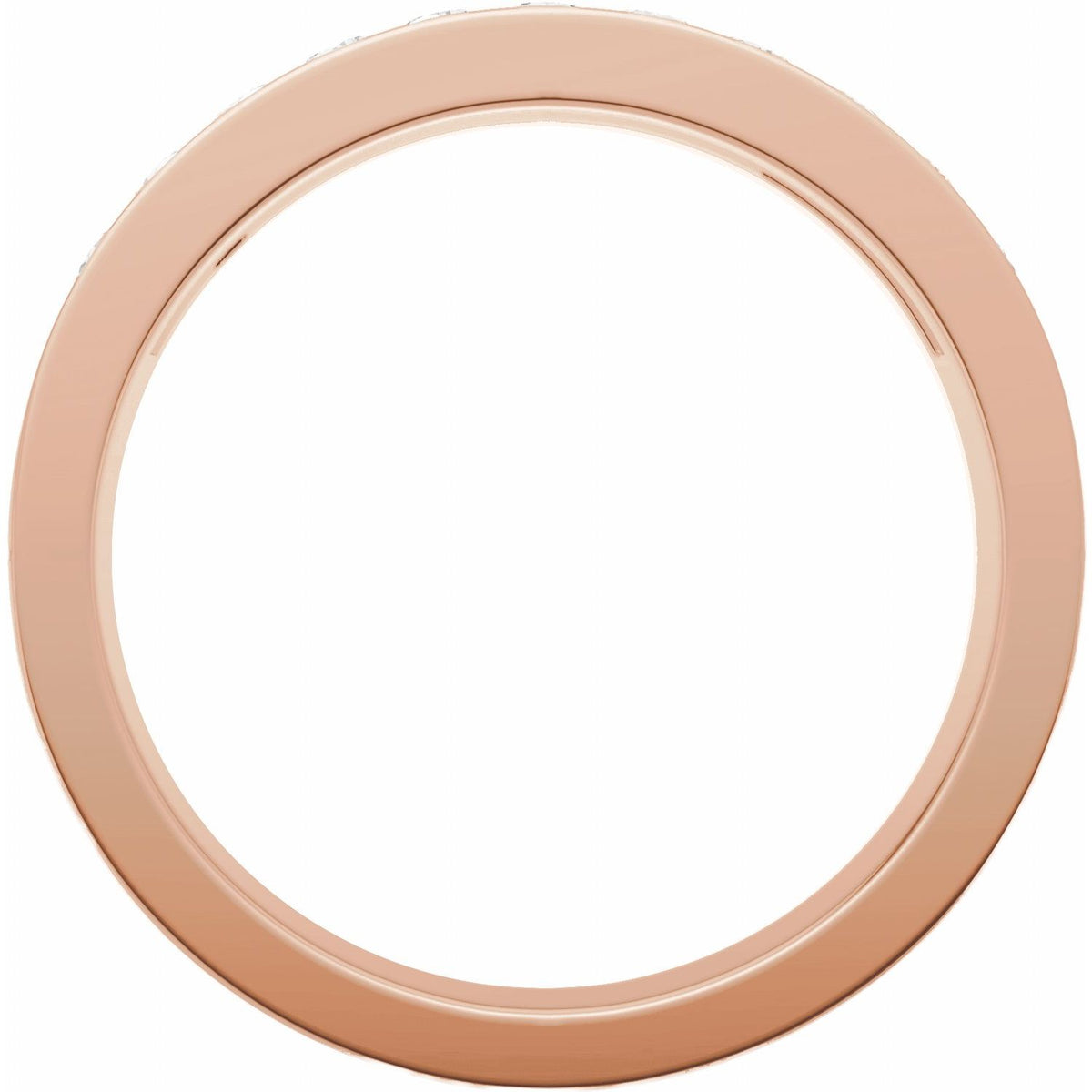 14K Rose Gold 1/3 CTW Natural Diamond Matching Band