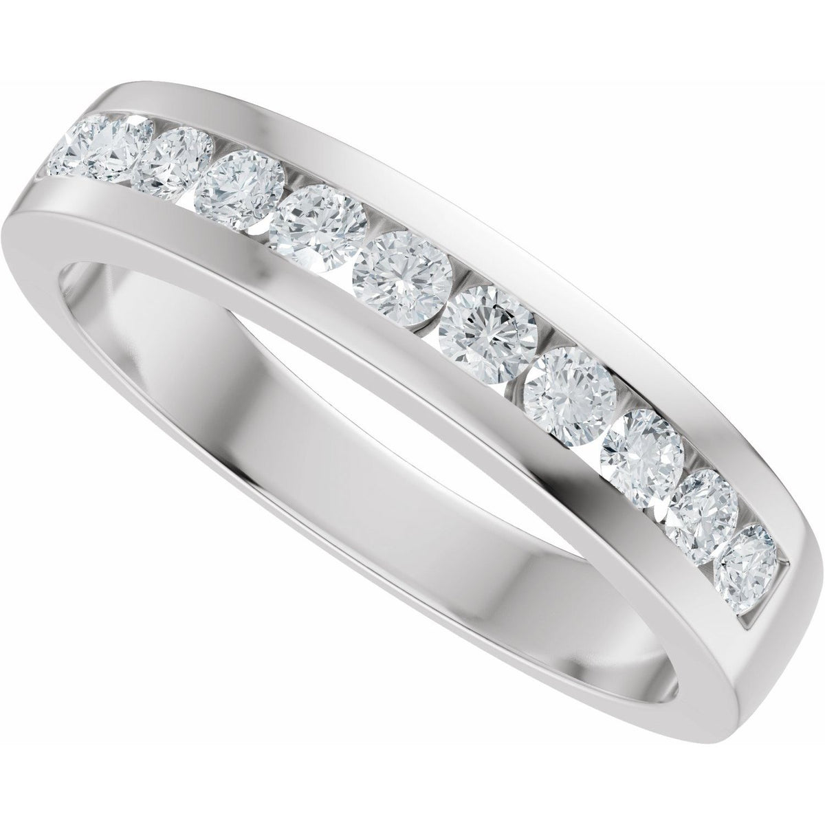1/3 CTW Natural Diamond Band, 3.8 mm