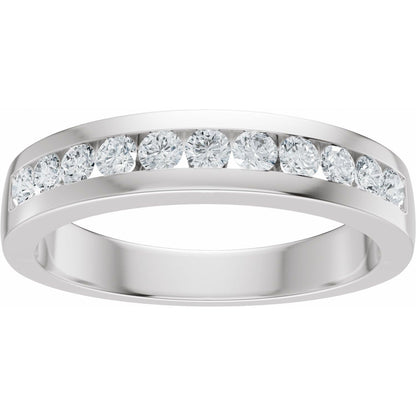 1/3 CTW Natural Diamond Band, 3.8 mm