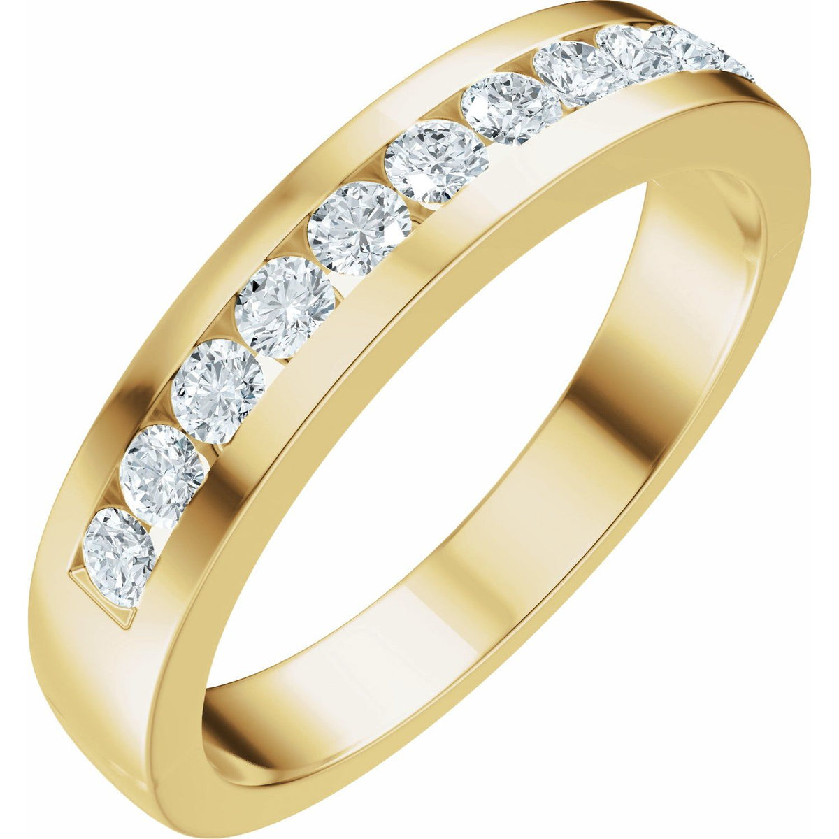 1/3 CTW Natural Diamond Band, 3.8 mm