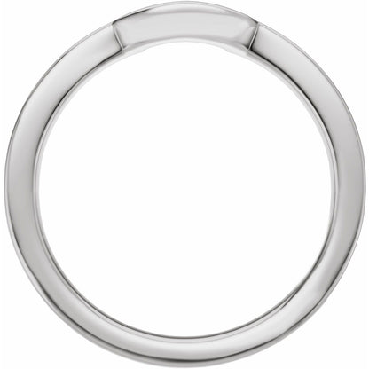 Band for 8x6 mm Pear Ring