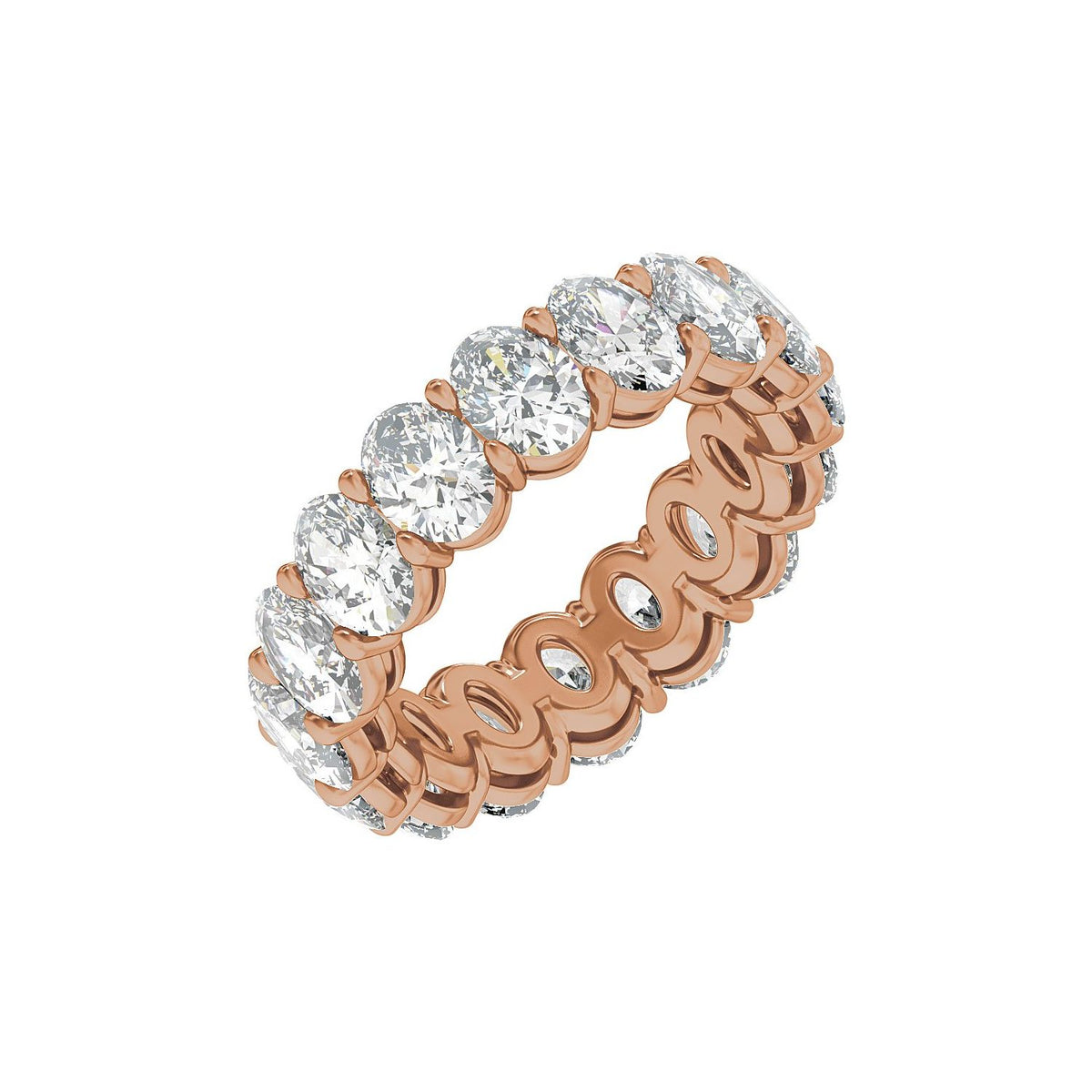 8 1/3 CTW Natural Diamond Low Profile Eternity Band