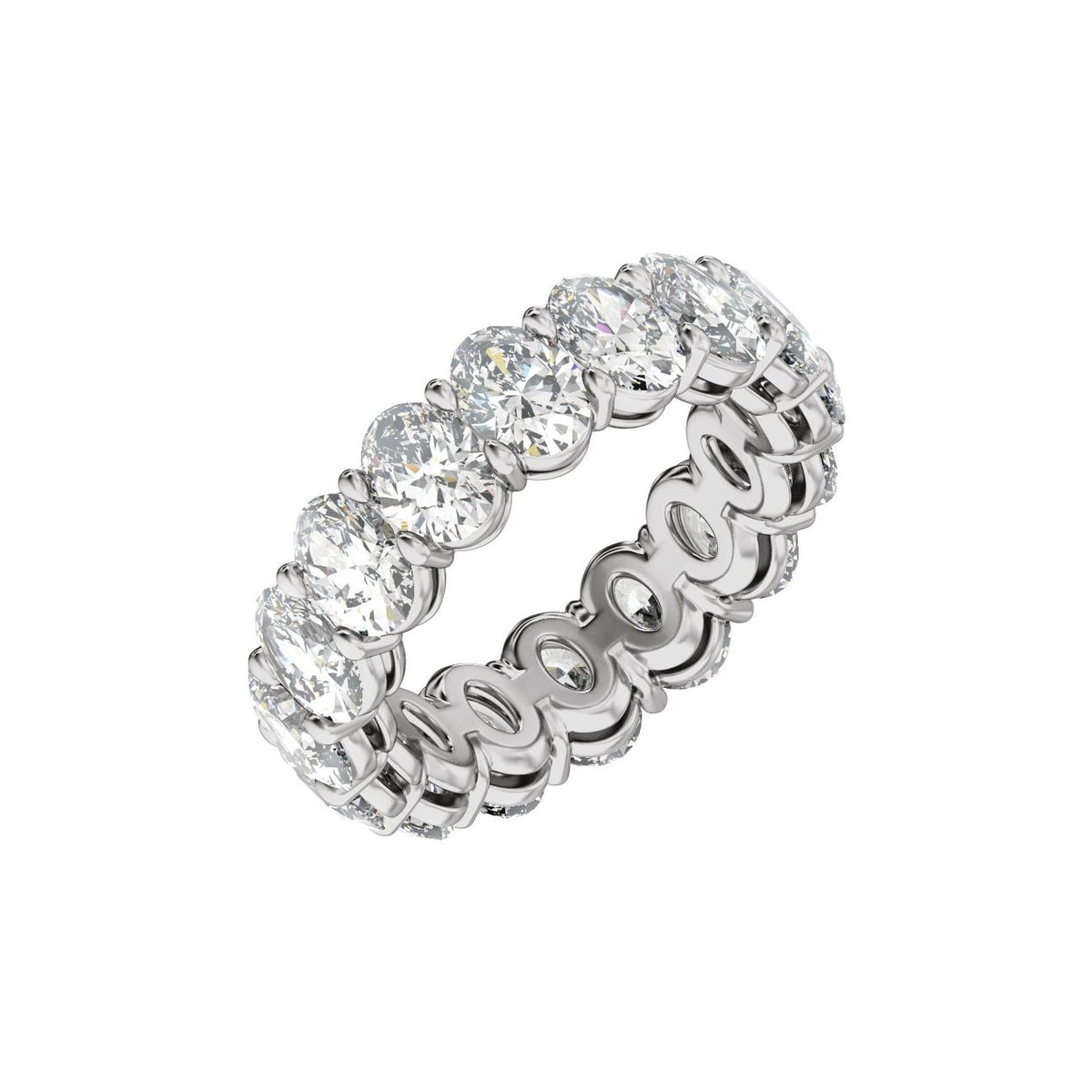 8 1/3 CTW Natural Diamond Low Profile Eternity Band