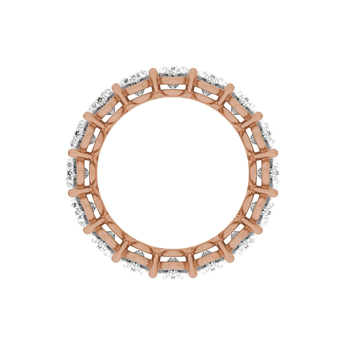 8 1/3 CTW Natural Diamond Low Profile Eternity Band