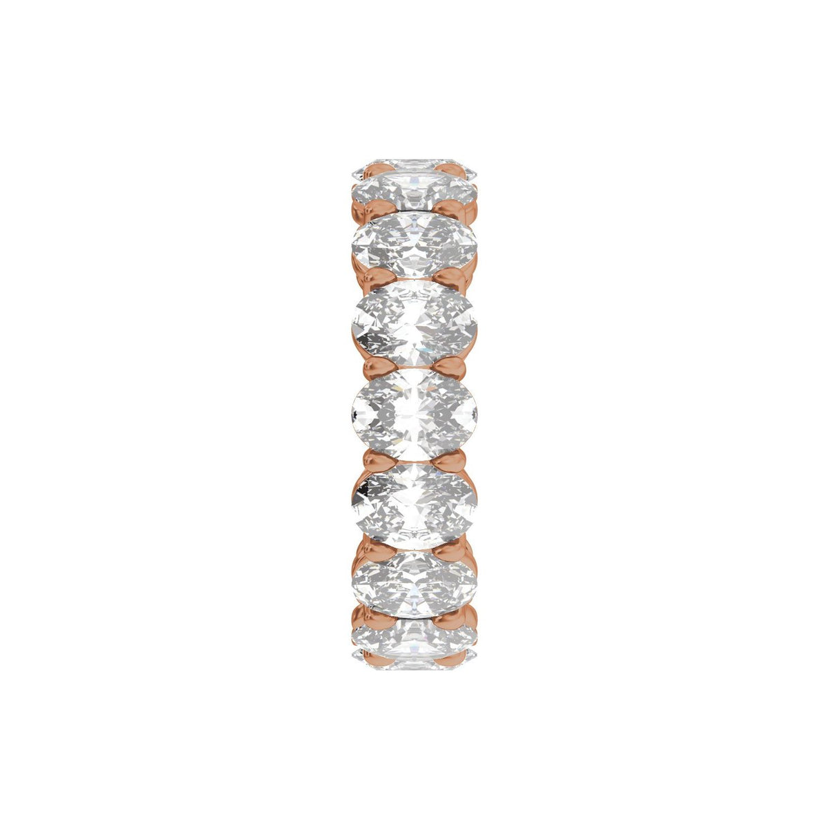 8 1/3 CTW Natural Diamond Low Profile Eternity Band