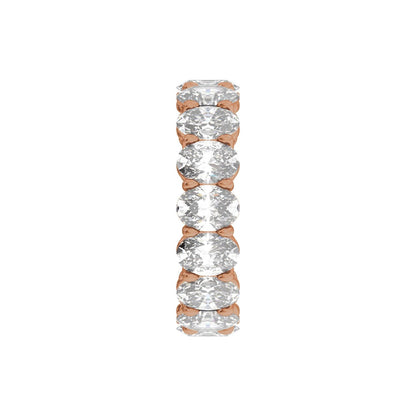 8 1/3 CTW Natural Diamond Low Profile Eternity Band