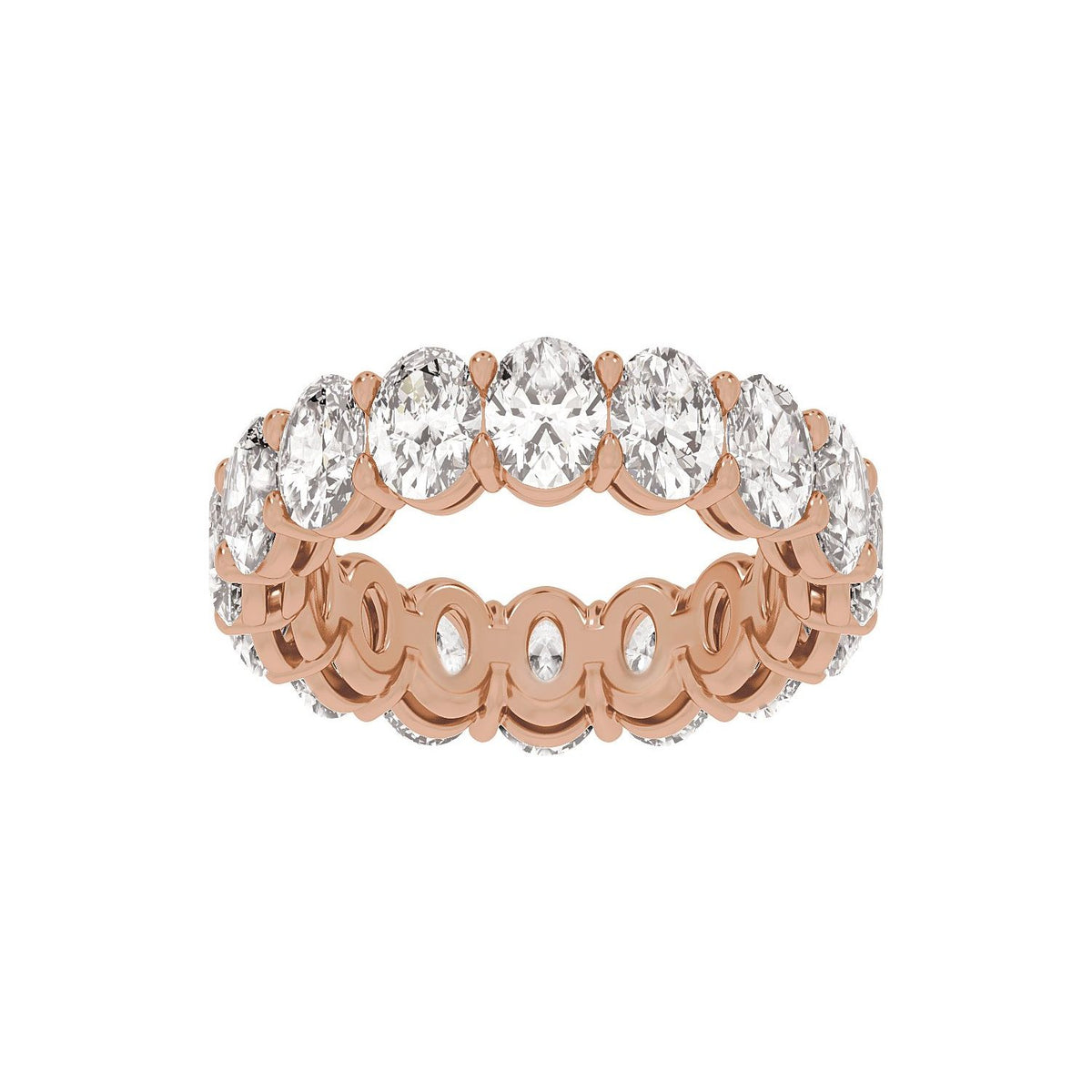 8 1/3 CTW Natural Diamond Low Profile Eternity Band