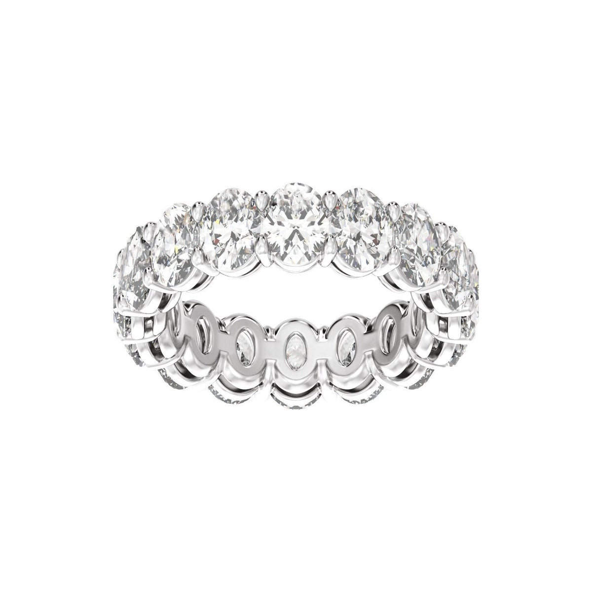 8 1/3 CTW Natural Diamond Low Profile Eternity Band
