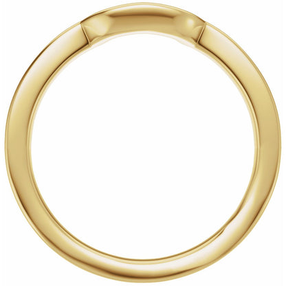 Band for 10x5 mm Pear Ring