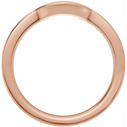 Band for 10x5 mm Pear Ring