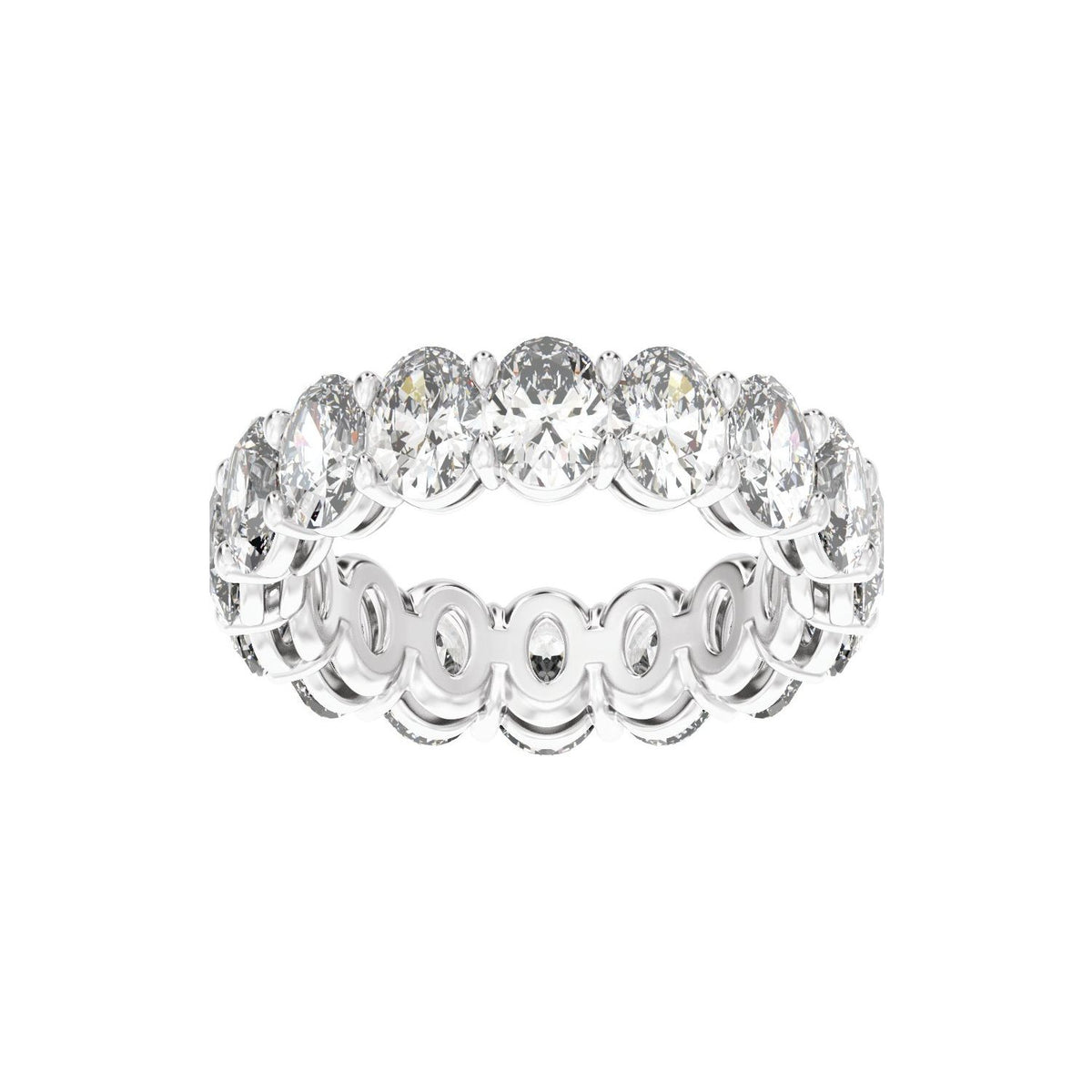 8 1/3 CTW Natural Diamond Low Profile Eternity Band