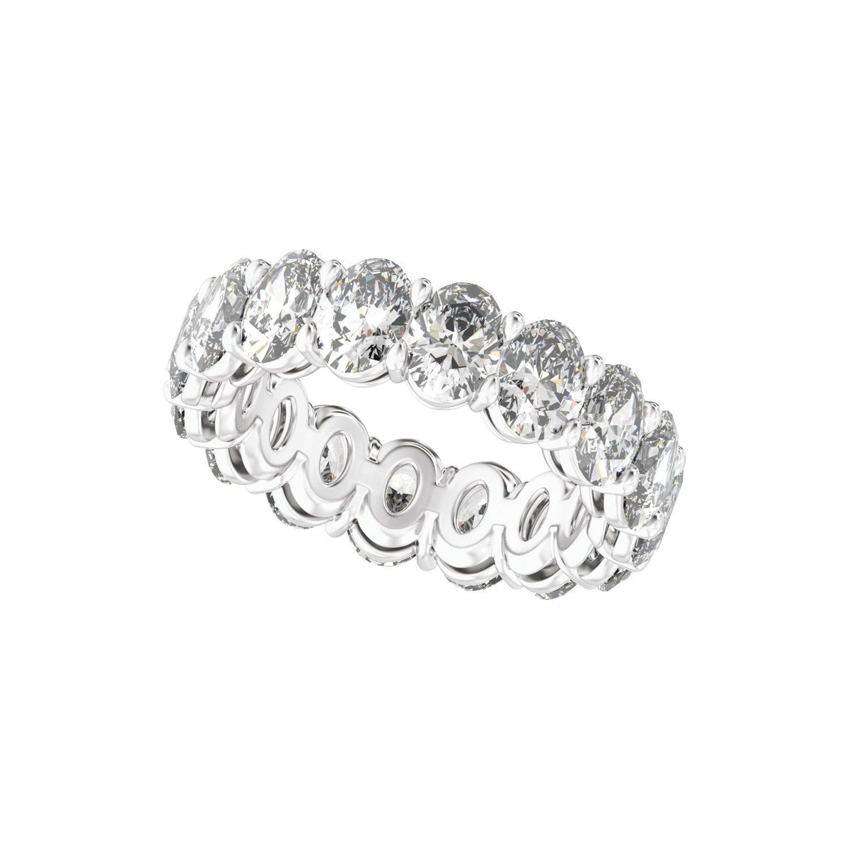 8 1/3 CTW Natural Diamond Low Profile Eternity Band
