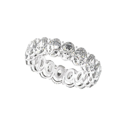 8 1/3 CTW Natural Diamond Low Profile Eternity Band