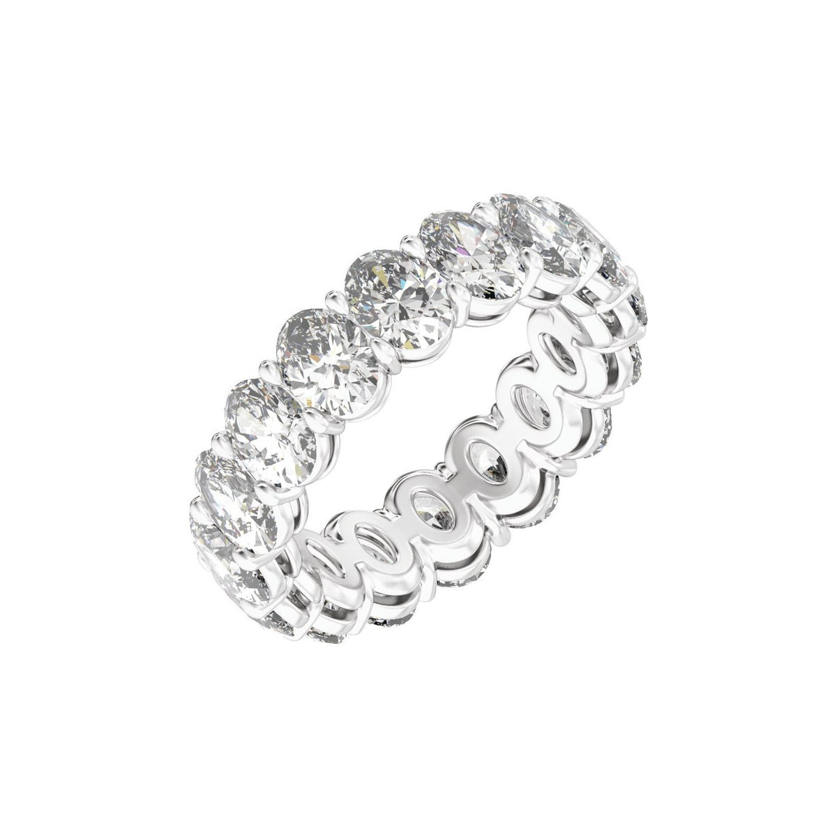 8 1/3 CTW Natural Diamond Low Profile Eternity Band
