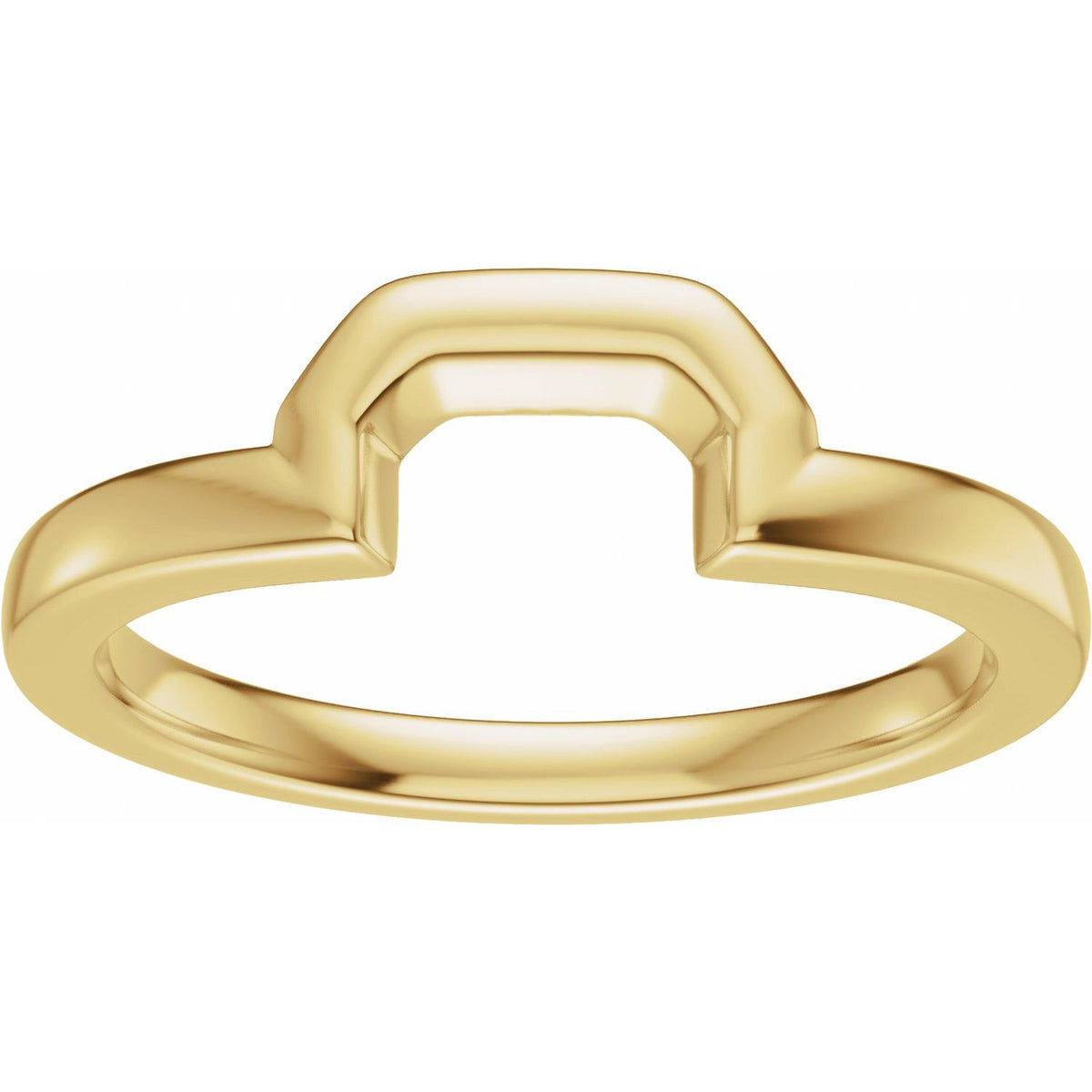 Band for 8x6 mm Emerald Ring