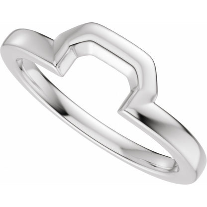 Band for 10x5 mm Emerald Ring