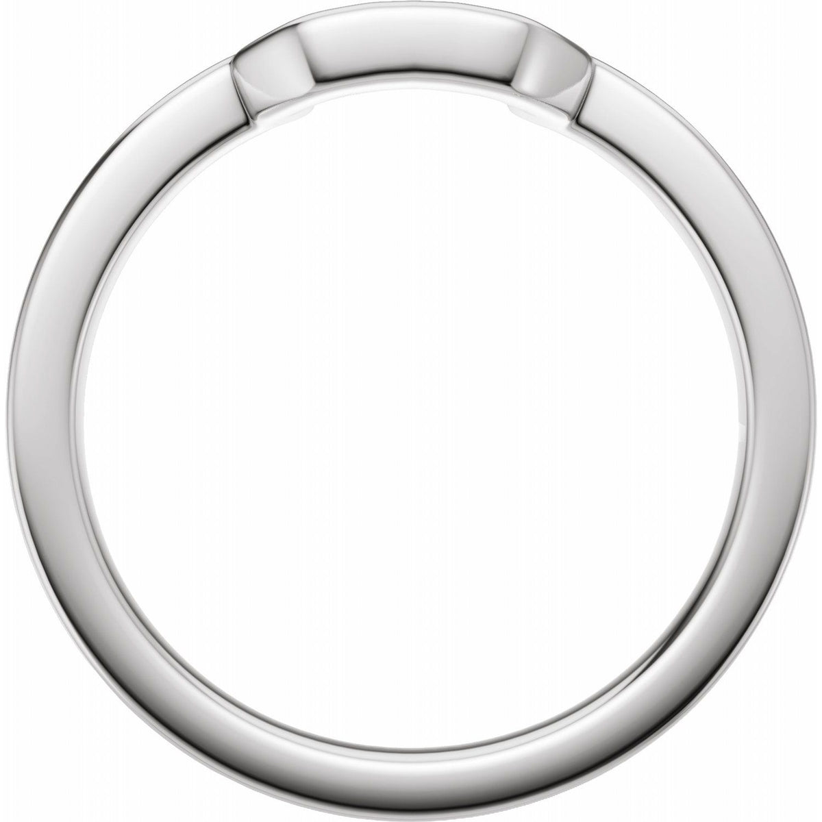 Band for 8x6 mm Emerald Ring