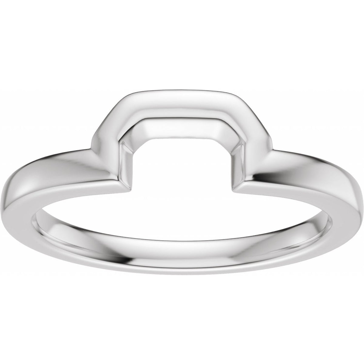 Band for 8x6 mm Emerald Ring