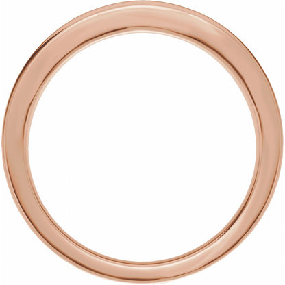 Matching Band, 2.2 mm, Three-Stone Engagement