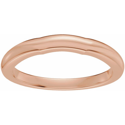 Matching Band, 2.2 mm, Three-Stone Engagement
