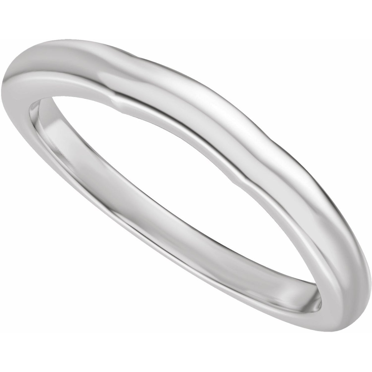 Matching Band, 2.2 mm, Three-Stone Engagement