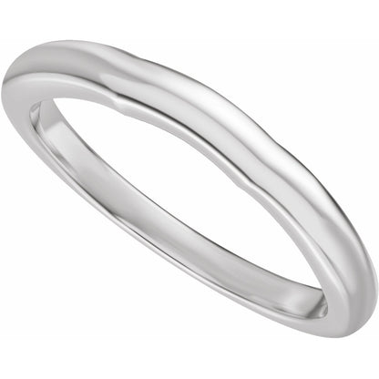 Matching Band, 2.2 mm, Three-Stone Engagement