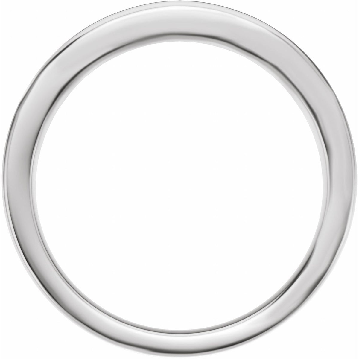 Matching Band, 2.2 mm, Three-Stone Engagement