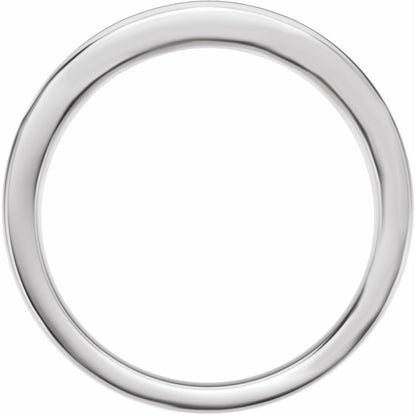 Matching Band, 2.2 mm, Three-Stone Engagement