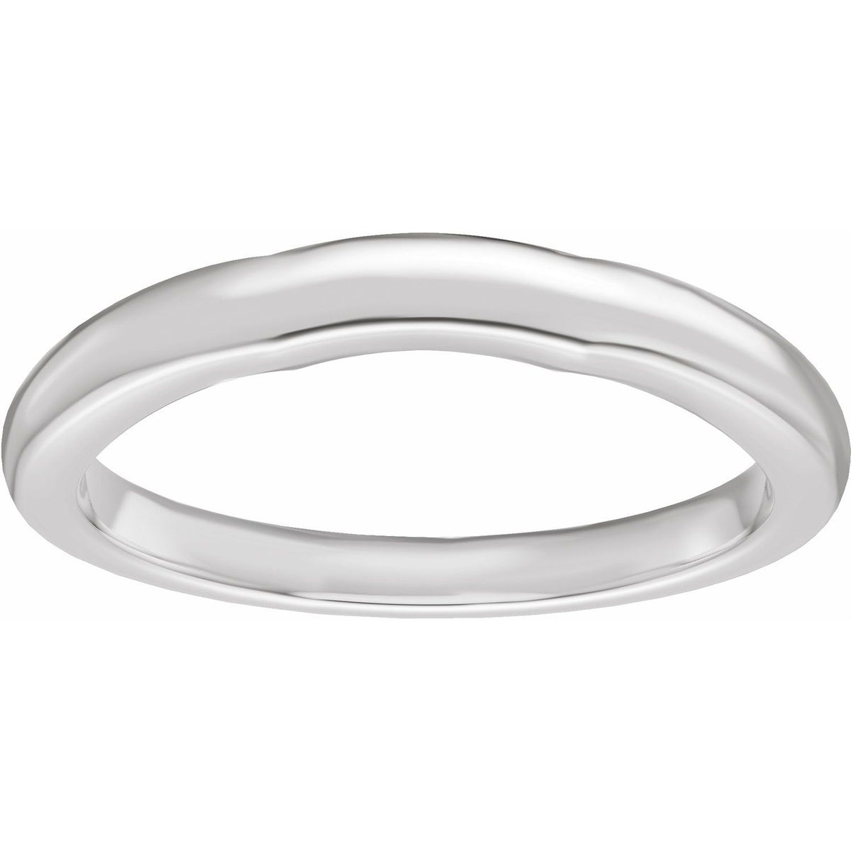 Matching Band, 2.2 mm, Three-Stone Engagement